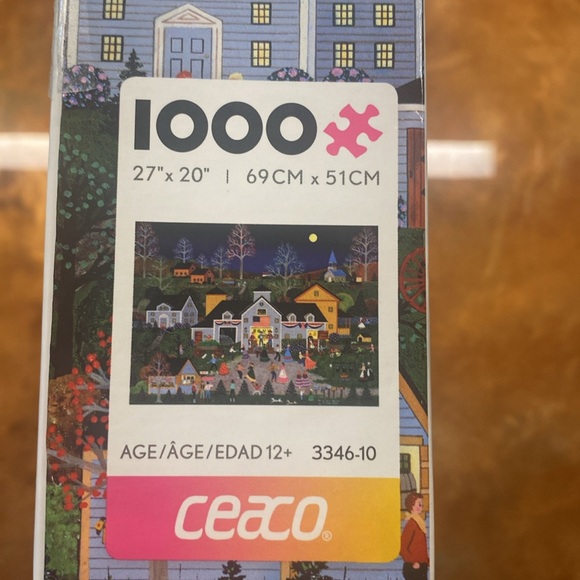 2/$15 Jane Wooster Scott 1000 piece jigsaw puzzle swing your partner ceaco brand - Picture 3 of 3